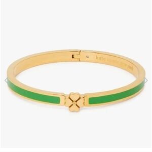 Kate Spade Heritage Bloom Spade Flower Thin Hinged Bangle
